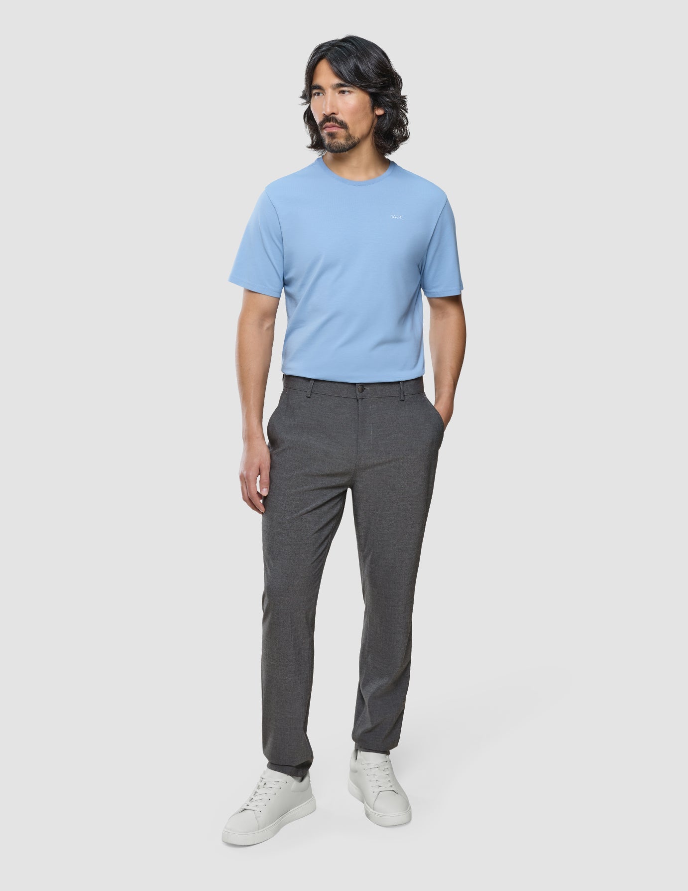 Ease Pants Slim Dark Grey